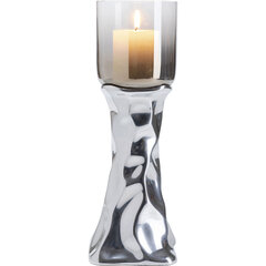 Žvakidėžė Jade sidabrinė 38cm kaina ir informacija | Žvakės, Žvakidės | pigu.lt