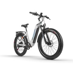 Elektrinis dviratis Shengmilo MX06 26", baltas kaina ir informacija | Elektriniai dviračiai | pigu.lt