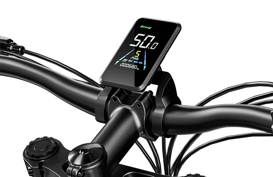 Elektrinis dviratis Shengmilo MX06 26", pilkas kaina ir informacija | Elektriniai dviračiai | pigu.lt