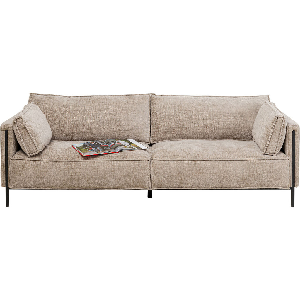 Sofa Kare Design Victor, smėlio spalvos kaina ir informacija | Sofos | pigu.lt