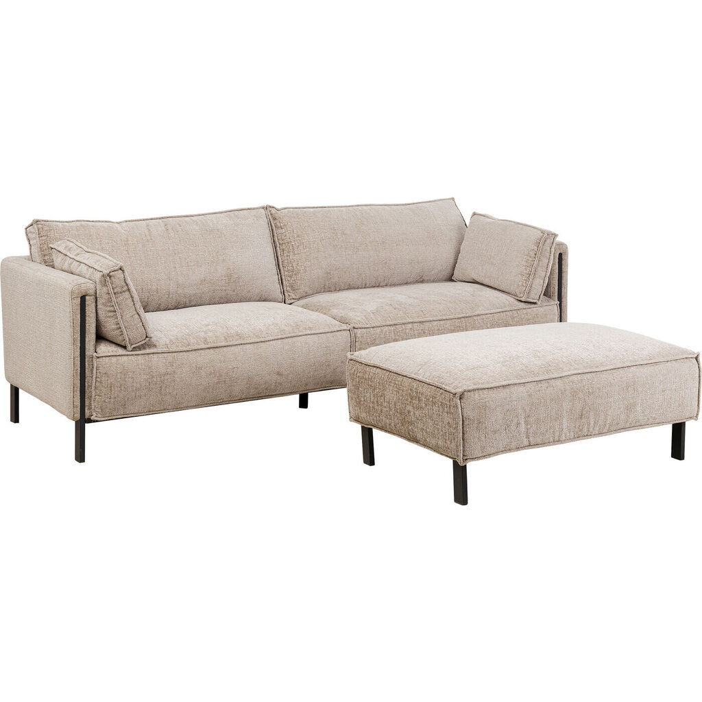 Sofa Kare Design Victor, smėlio spalvos kaina ir informacija | Sofos | pigu.lt