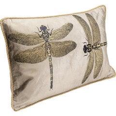 Dekoratyvinė pagalvėlė Kare design Glitter Dragonfly Brown 50x30 cm, smėlio spalvos kaina ir informacija | Pagalvės, užvalkalai, apsaugos | pigu.lt