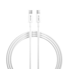Devia cable Smart PD USB-C - USB-C 1,5 m 5A white цена и информация | Кабели для телефонов | pigu.lt