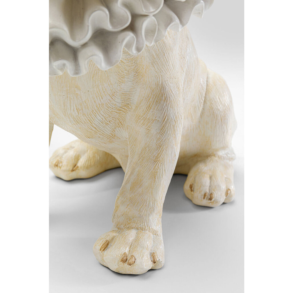 Kare Design statulėlė King Dog White, 33 cm kaina ir informacija | Interjero detalės | pigu.lt