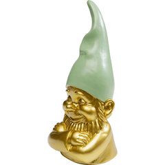 Kare Design statulėlė Gnome Gold Green, 21 cm kaina ir informacija | Interjero detalės | pigu.lt