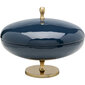 Kare design dekoratyvinis indas Salome Blue 24 cm kaina ir informacija | Interjero detalės | pigu.lt