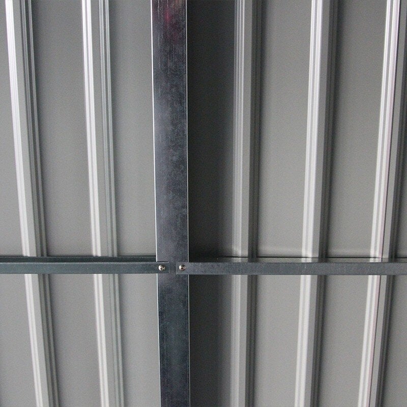 Garažas IronVogel, 576 x 338 x 243 cm, pilkas цена и информация | Sodo nameliai, malkinės, pastogės | pigu.lt