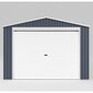 Garažas IronVogel, 576 x 338 x 243 cm, pilkas цена и информация | Sodo nameliai, malkinės, pastogės | pigu.lt
