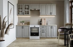 Товар с повреждением. Кухонный гарнитур Halmar Elizabeth 240, серый цвет цена и информация | Товары с повреждениями | pigu.lt