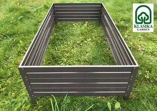 Приподнятая металлическая садовая кровать Klasika Garden цена и информация | Теплицы | pigu.lt