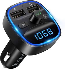 LENCENT T25 Bluetooth FM Transmitter Car Adapter цена и информация | FM-модуляторы | pigu.lt