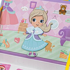 Magnetinė knyga - dėlionė Girl's Costume Game Color Day, 51 d. kaina ir informacija | Dėlionės (puzzle) | pigu.lt