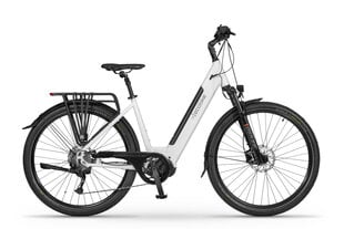 Elektrinis dviratis Ecobike LX300 2024, 19", 11,6 AH 48V, baltas kaina ir informacija | Elektriniai dviračiai | pigu.lt