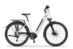 Elektrinis dviratis Ecobike LX300 2024, 17", 11,6 AH 48V, baltas kaina ir informacija | Elektriniai dviračiai | pigu.lt