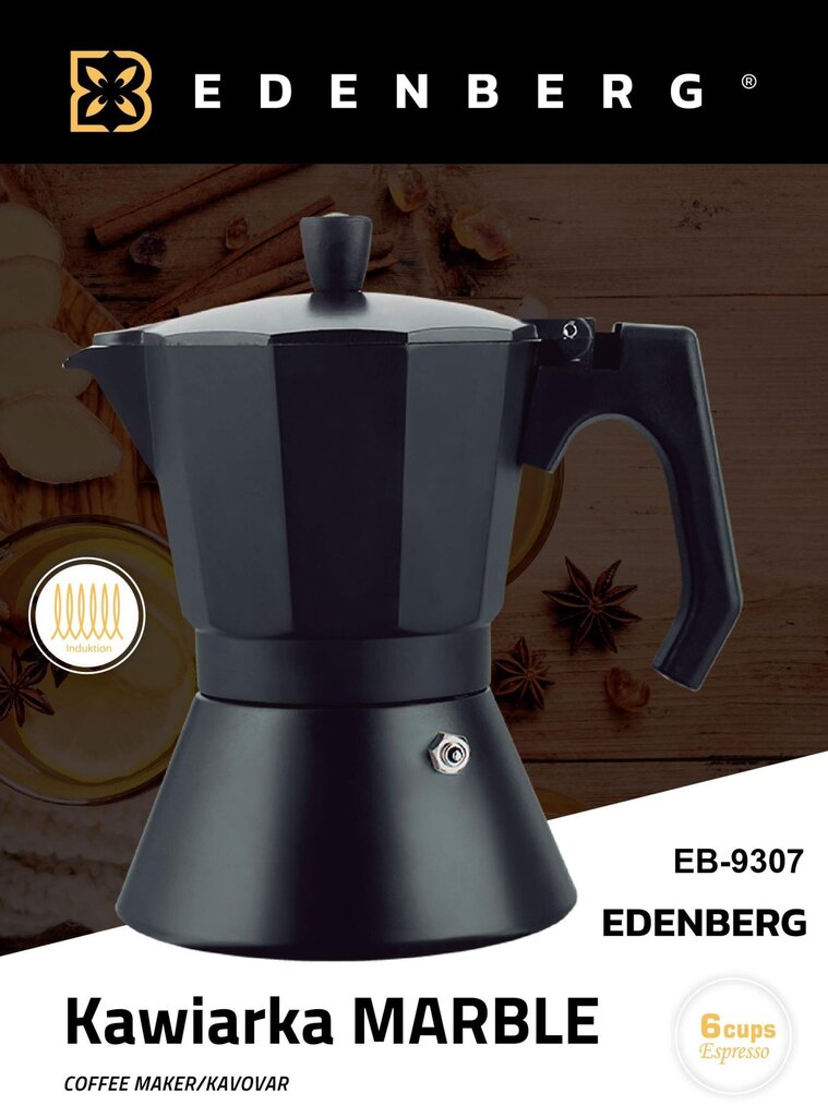 Edenberg Marble kavos aparatas, 0,15 l цена и информация | Kavinukai, virduliai | pigu.lt