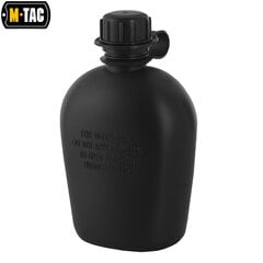 Turistinė gertuvė Vandens butelis M-Tac 1000 ml Juoda цена и информация | Фляги для воды | pigu.lt