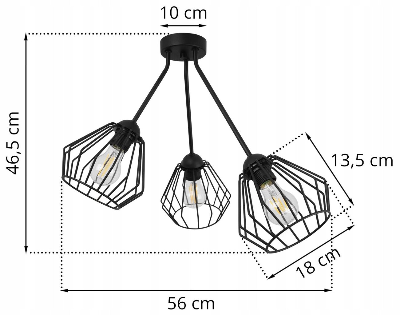 LightHome pakabinamas šviestuvas Trio Santos kaina ir informacija | Pakabinami šviestuvai | pigu.lt