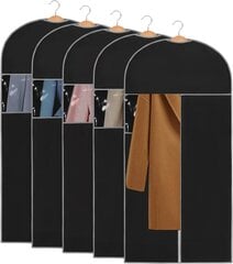 Чехлы для одежды Fyy, 5 шт., 100 x 60 см цена и информация | Вешалки и мешки для одежды | pigu.lt