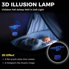 Ночной светильник LED Smalody 3D цена и информация | Настольные светильники | pigu.lt