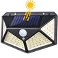 Lauko šviestuvas su judesio jutikliu ir saulės baterija Si100, 1 vnt. kaina ir informacija | Lauko šviestuvai | pigu.lt