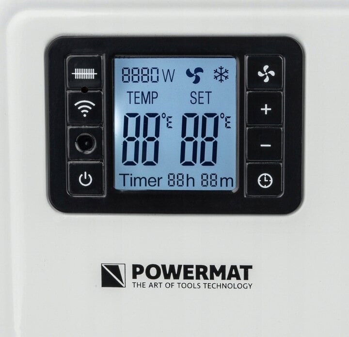 Elektrinis konvektorinis šildytuvas Powermat PM-GK-3500DLW, 2300W, LCD цена и информация | Šildytuvai | pigu.lt