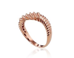 Auksinis žiedas su deimantais moterims Diamond Sky „Aveyron II“ iš 585 raudono aukso DS01G717 kaina ir informacija | Žiedai | pigu.lt