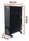 Tepalinis elektrinis šildytuvas radiatorius Powermat PM-GOL-3000DLW, 2500W, LCD, wi-fi цена и информация | Šildytuvai | pigu.lt