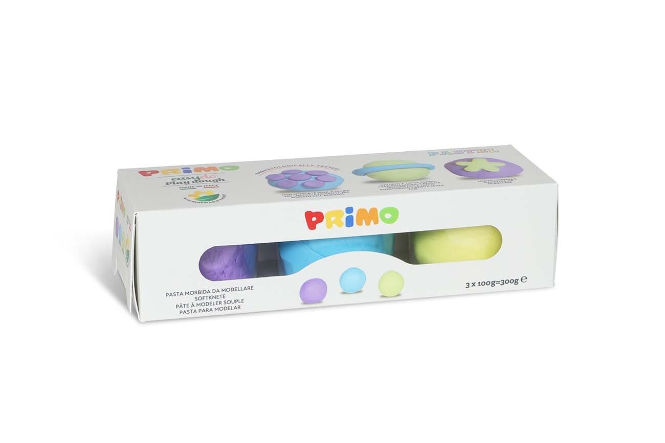 Modelinas Primo Pastel, 3 vnt x 100 g цена и информация | Piešimo, tapybos, lipdymo reikmenys | pigu.lt