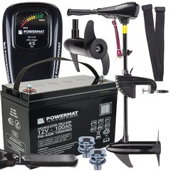 Variklis valtims Powermat PM-ESZ-45H, 45 lbs, 550W kaina ir informacija | Powermat Sportas, laisvalaikis, turizmas | pigu.lt