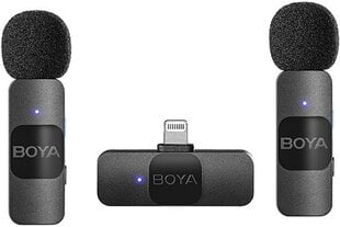 Boya wireless microphone BY-V2 Lightning цена и информация | Микрофоны | pigu.lt