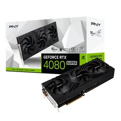 PNY GeForce RTX 4080 Super Verto Overclocked Triple Fan (VCG4080S16TFXPB1-O) цена и информация | Видеокарты (GPU) | pigu.lt