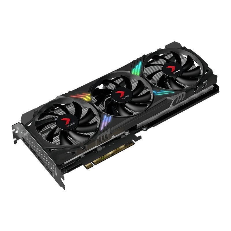 PNY GeForce RTX 4060 Ti XLR8 Gaming Verto Epic-X RGB Triple Fan (VCG4060T8TFXXPB1) kaina ir informacija | Vaizdo plokštės (GPU) | pigu.lt