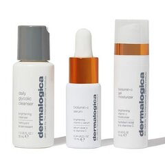 Набор Dermalogica Daily Brightness Boosters: очищающее средство, 30 мл + сыворотка с витамином C, 10 мл + увлажняющий гель, 15 мл цена и информация | Средства для очищения лица | pigu.lt