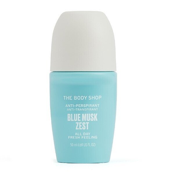 Rutulinis antiperspirantas The Body Shop Blue Musk Zest, 50 ml kaina ir informacija | Dezodorantai | pigu.lt