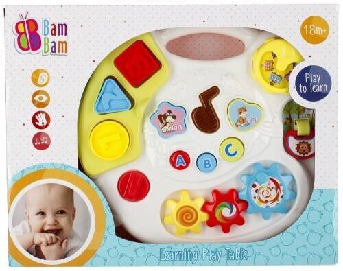 Muzikinis staliukas Bam Bam цена и информация | Žaislai kūdikiams | pigu.lt
