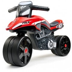 Paspiriamas motociklas Falk Racing, raudonas kaina ir informacija | Žaislai kūdikiams | pigu.lt
