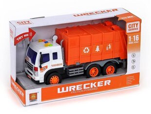 Žaislinis sunkvežimis - šiukšliavežis kaina ir informacija | Žaislai berniukams | pigu.lt