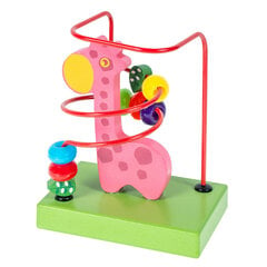 деревянный лабиринт - жираф цена и информация | Развивающие игрушки | pigu.lt