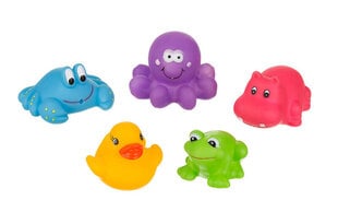игрушки для ванны, 5 шт цена и информация | Игрушки для малышей | pigu.lt