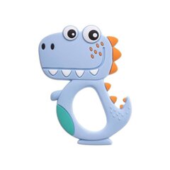 Silikoninis kramtukas Akuku Dino, 3mėn+, 1 vnt. kaina ir informacija | Kramtukai | pigu.lt