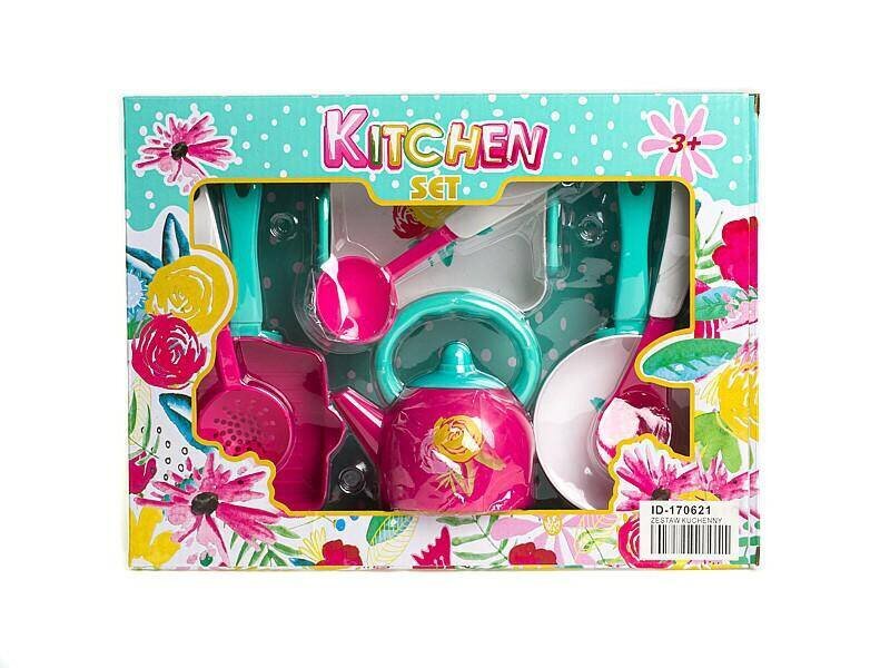 Žaislinis virtuvės indų rinkinys kaina ir informacija | Žaislai mergaitėms | pigu.lt