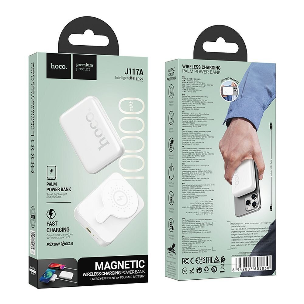 Hoco J117A 10000mAh kaina ir informacija | Atsarginiai maitinimo šaltiniai (power bank) | pigu.lt