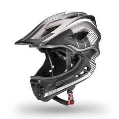 Moto šalmas Rockbros TT-32SBTG-M, pilkas цена и информация | Шлемы для мотоциклистов | pigu.lt