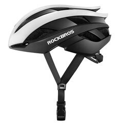 Rockbros 10110004002 bicycle helmet, size M - white and black цена и информация | Шлемы | pigu.lt