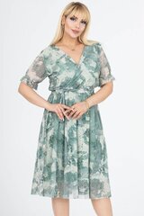 Suknelė moterims 9001-13, žalia kaina ir informacija | Suknelės | pigu.lt