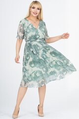 Suknelė moterims 9001-13, žalia kaina ir informacija | Suknelės | pigu.lt