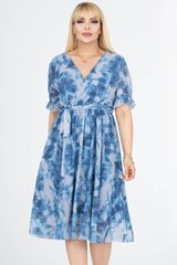 Suknelė moterims 9001-11, mėlyna kaina ir informacija | Suknelės | pigu.lt