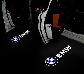 Durelėse montuojami logotipo halogramos šviestuvai BMW autmobiliams, 2 vnt. kaina ir informacija | Automobilių 12V el. priedai | pigu.lt
