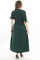 Длинное зеленое платье F4020-ZA-44/46 цена и информация | Платья | pigu.lt
