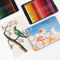 Akvareliniai pieštukai, 48 vnt. цена и информация | Принадлежности для рисования, лепки | pigu.lt